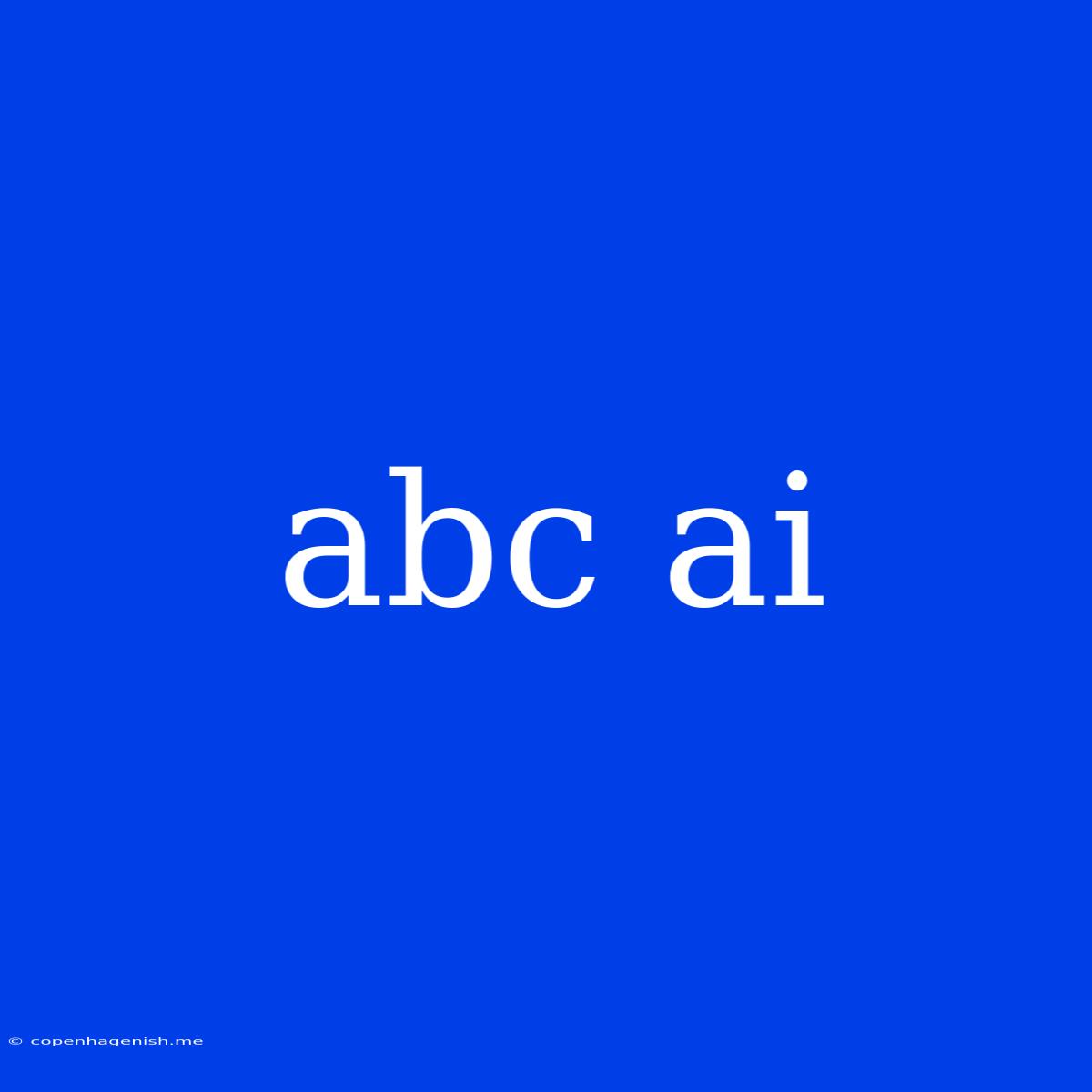 Abc Ai