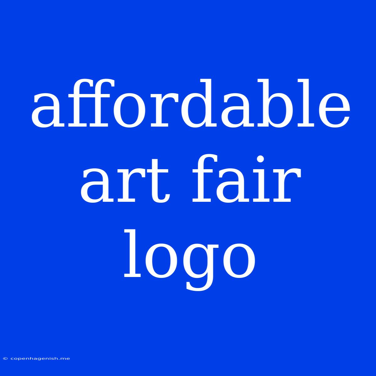 Affordable Art Fair Logo