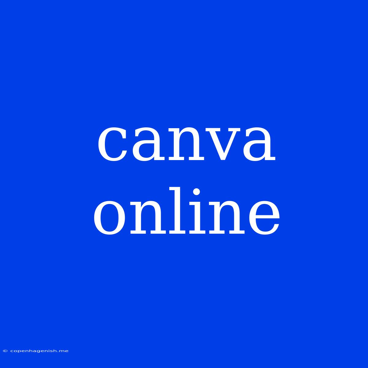 Canva Online