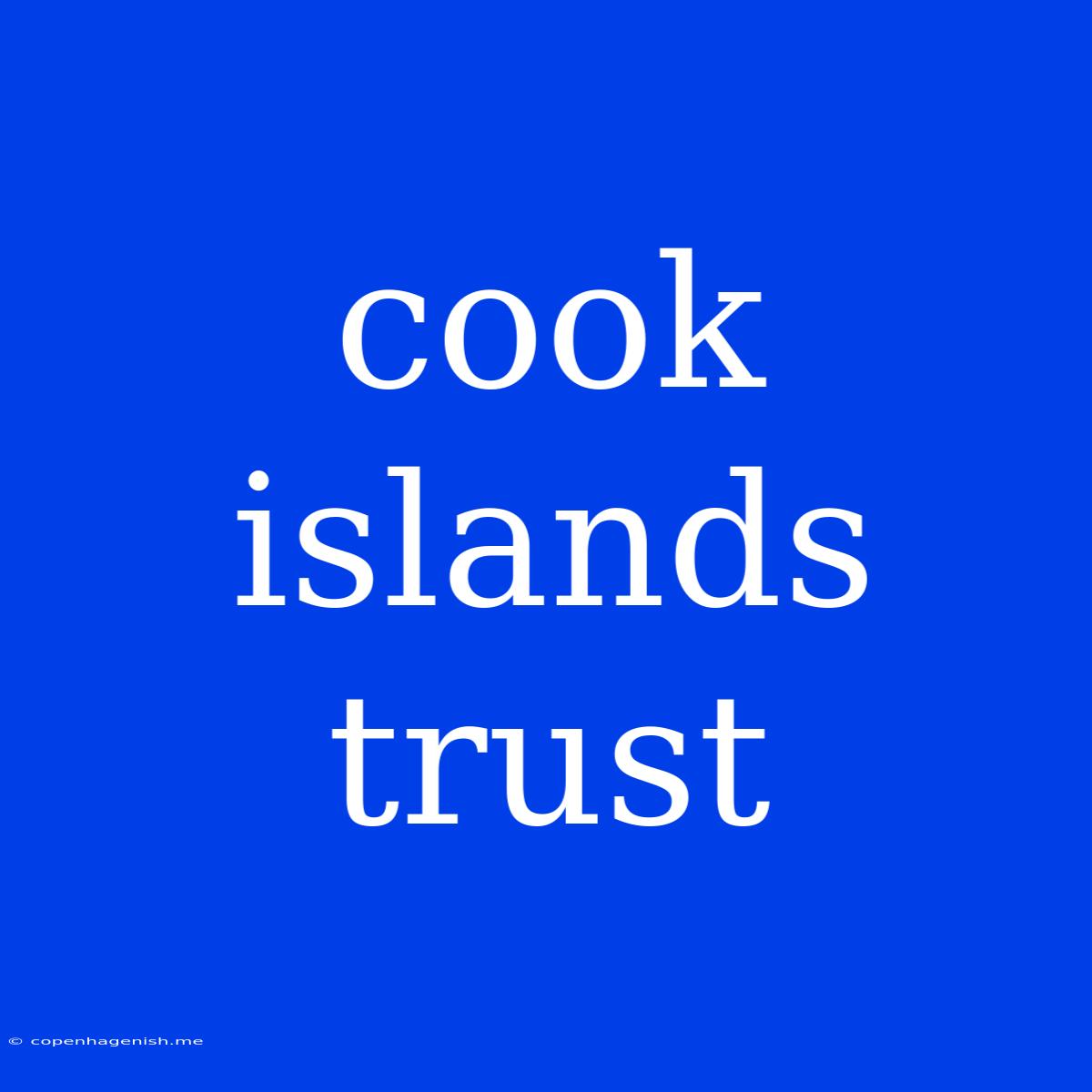 Cook Islands Trust