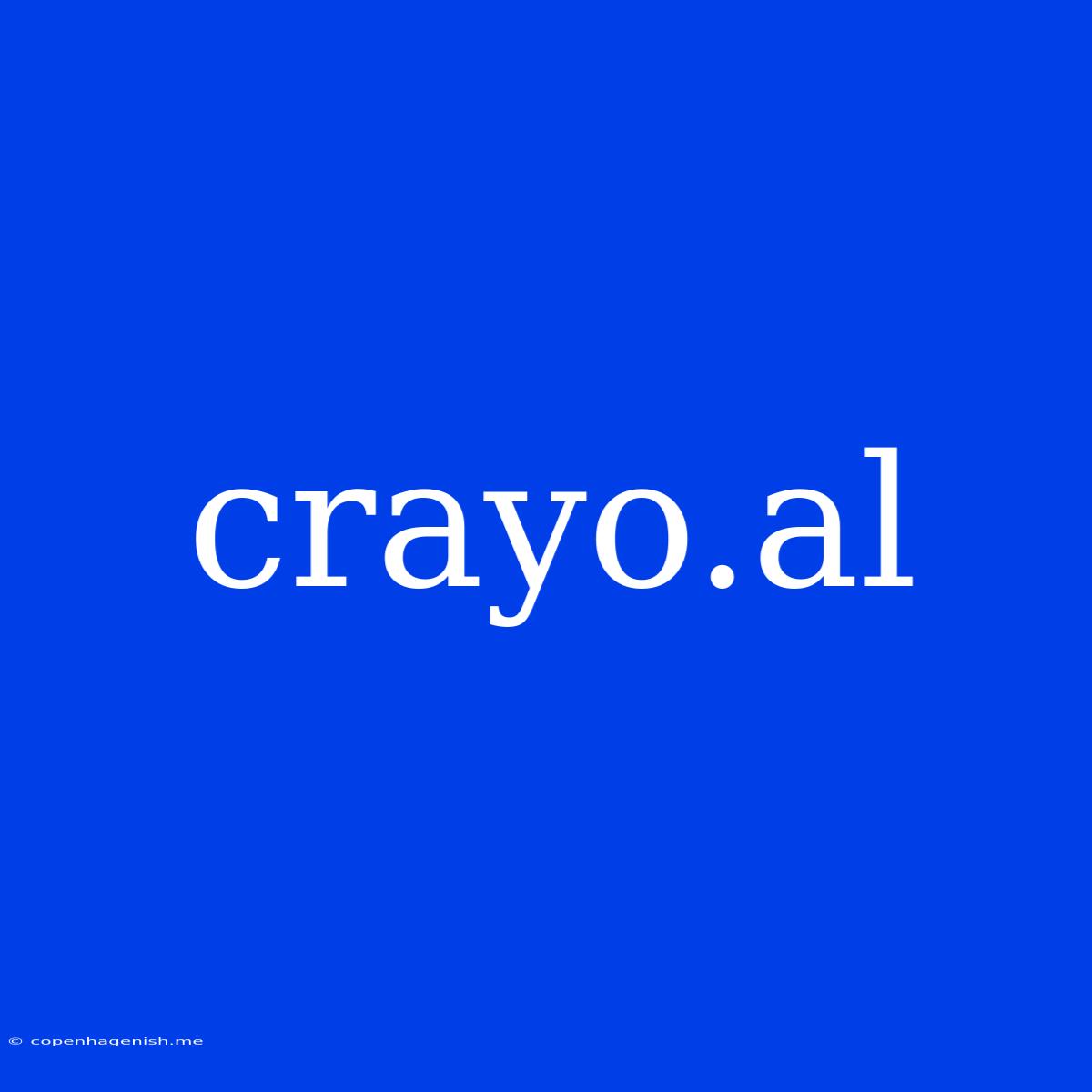 Crayo.al