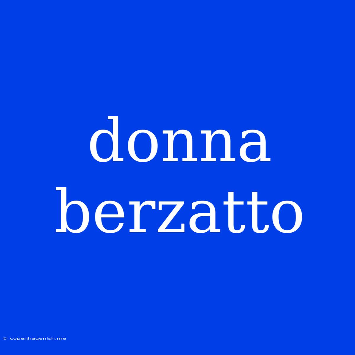 Donna Berzatto