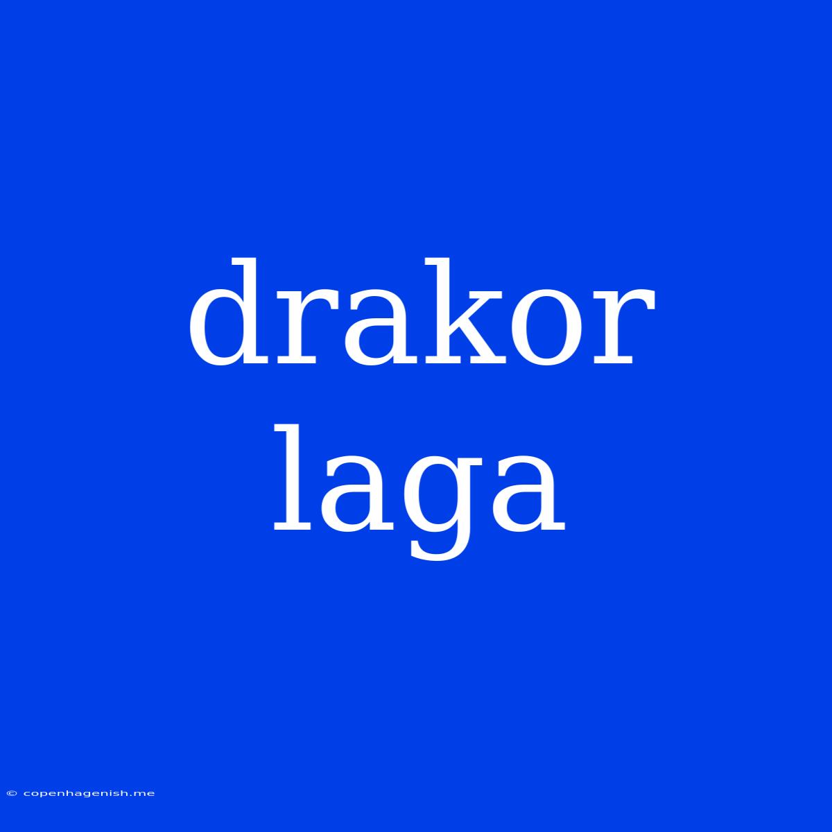 Drakor Laga