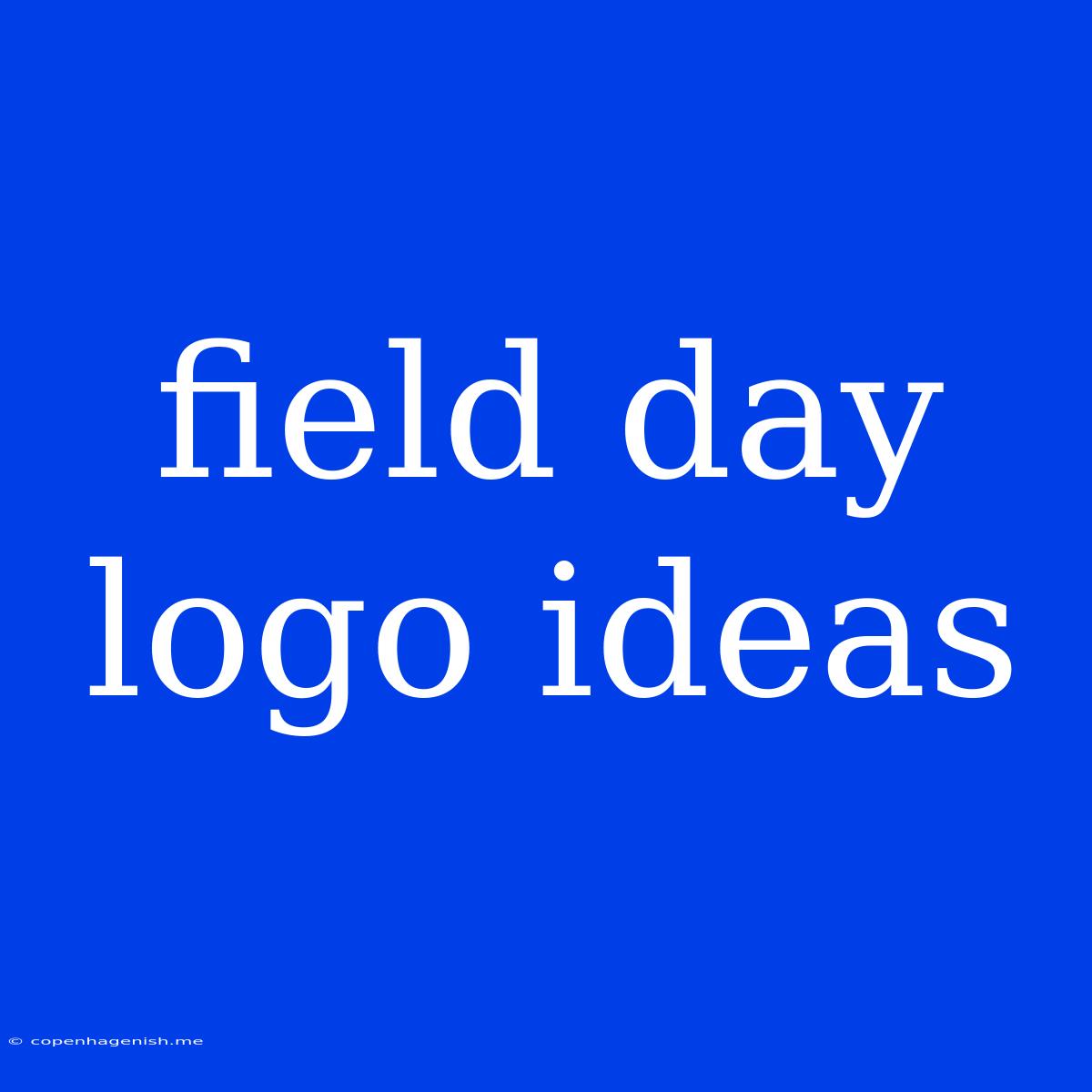 Field Day Logo Ideas