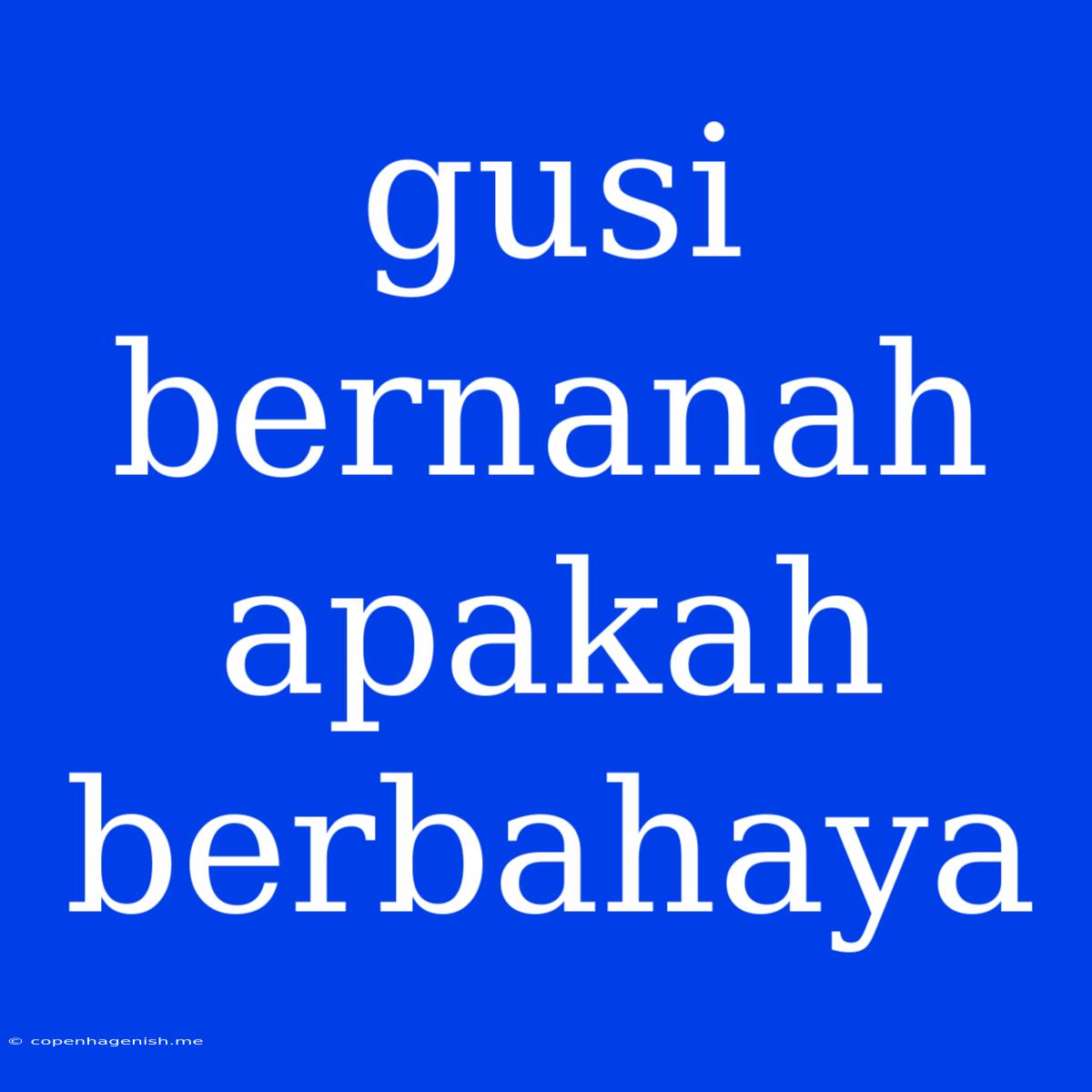 Gusi Bernanah Apakah Berbahaya