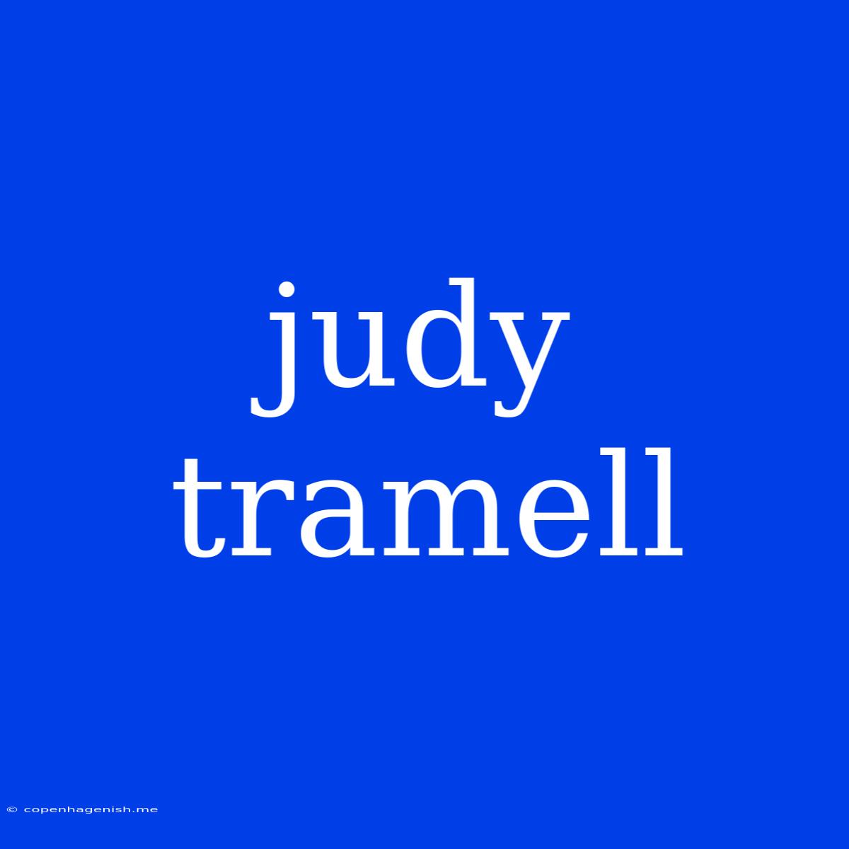 Judy Tramell