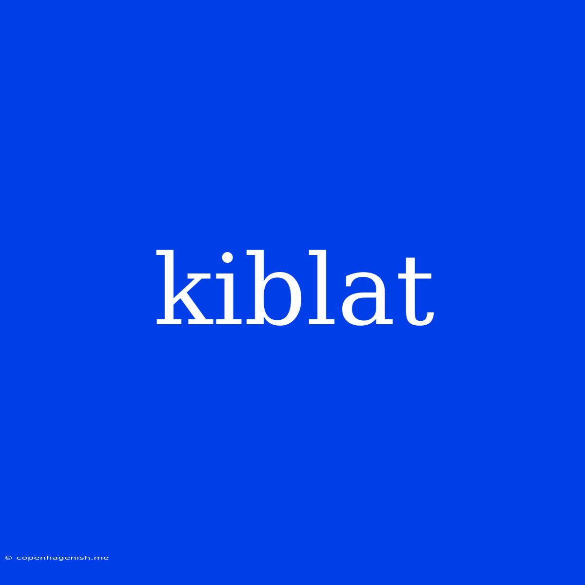 Kiblat