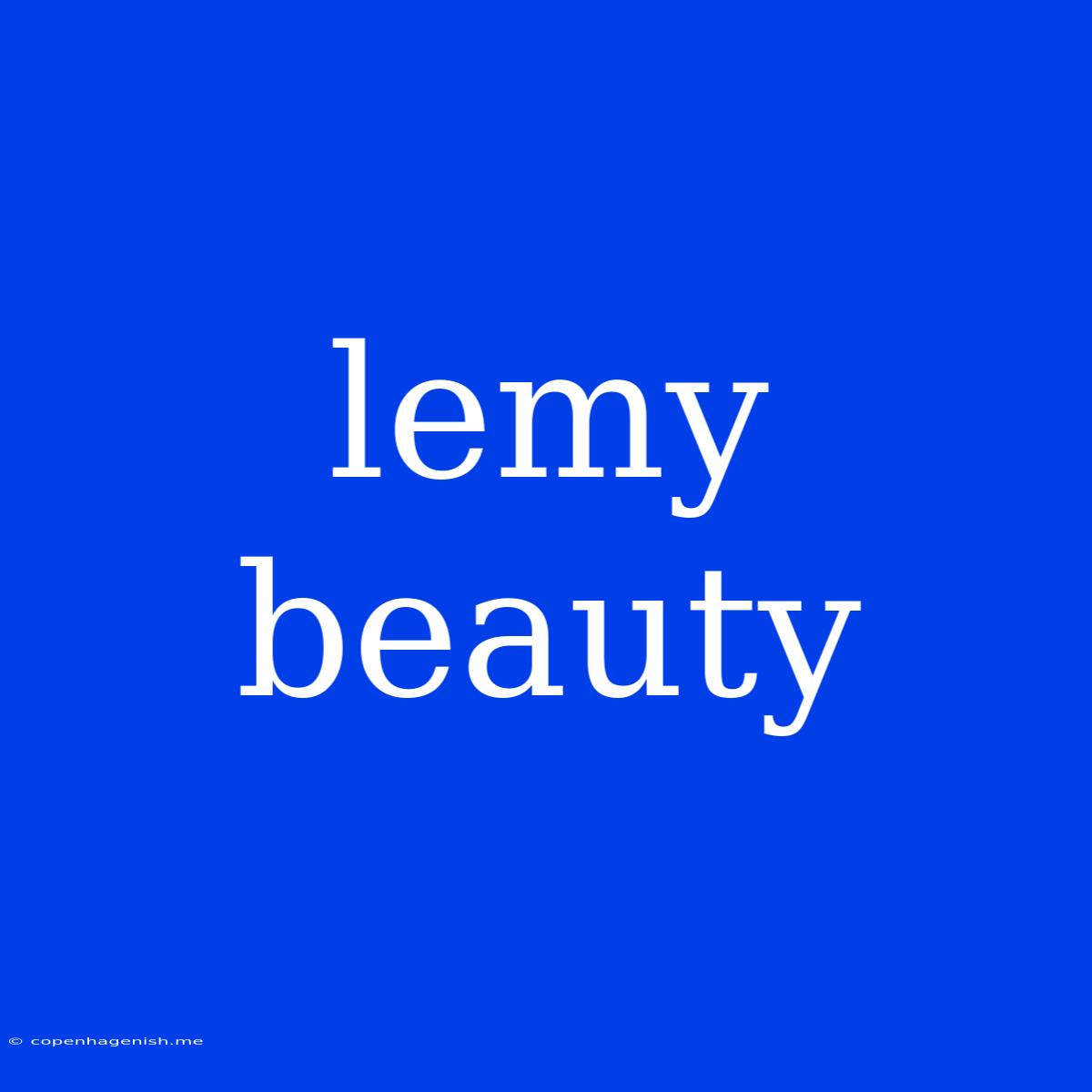 Lemy Beauty