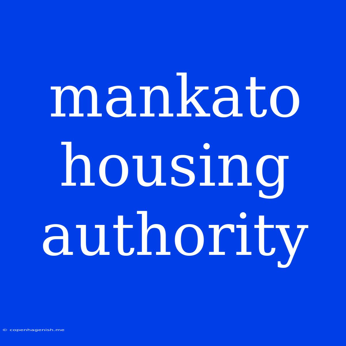 Mankato Housing Authority