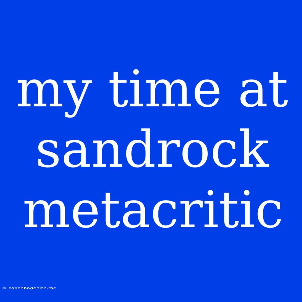 My Time At Sandrock Metacritic