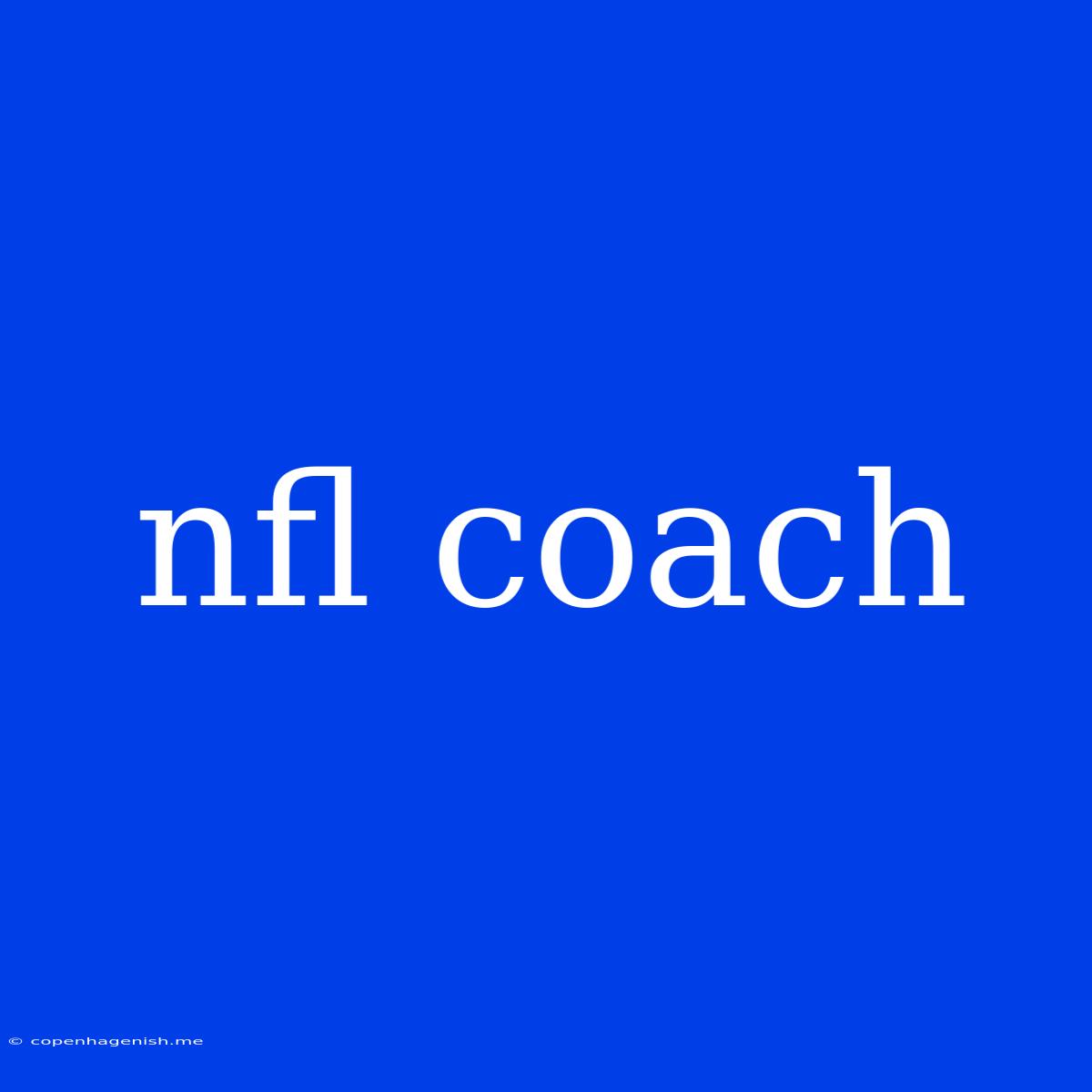 Nfl Coach