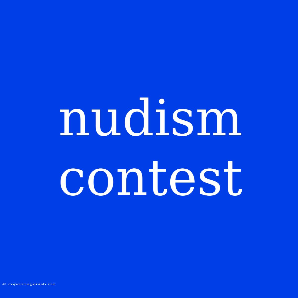 Nudism Contest