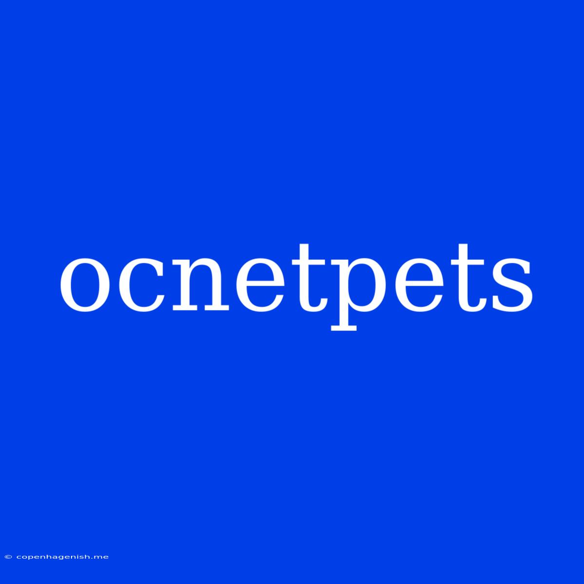 Ocnetpets