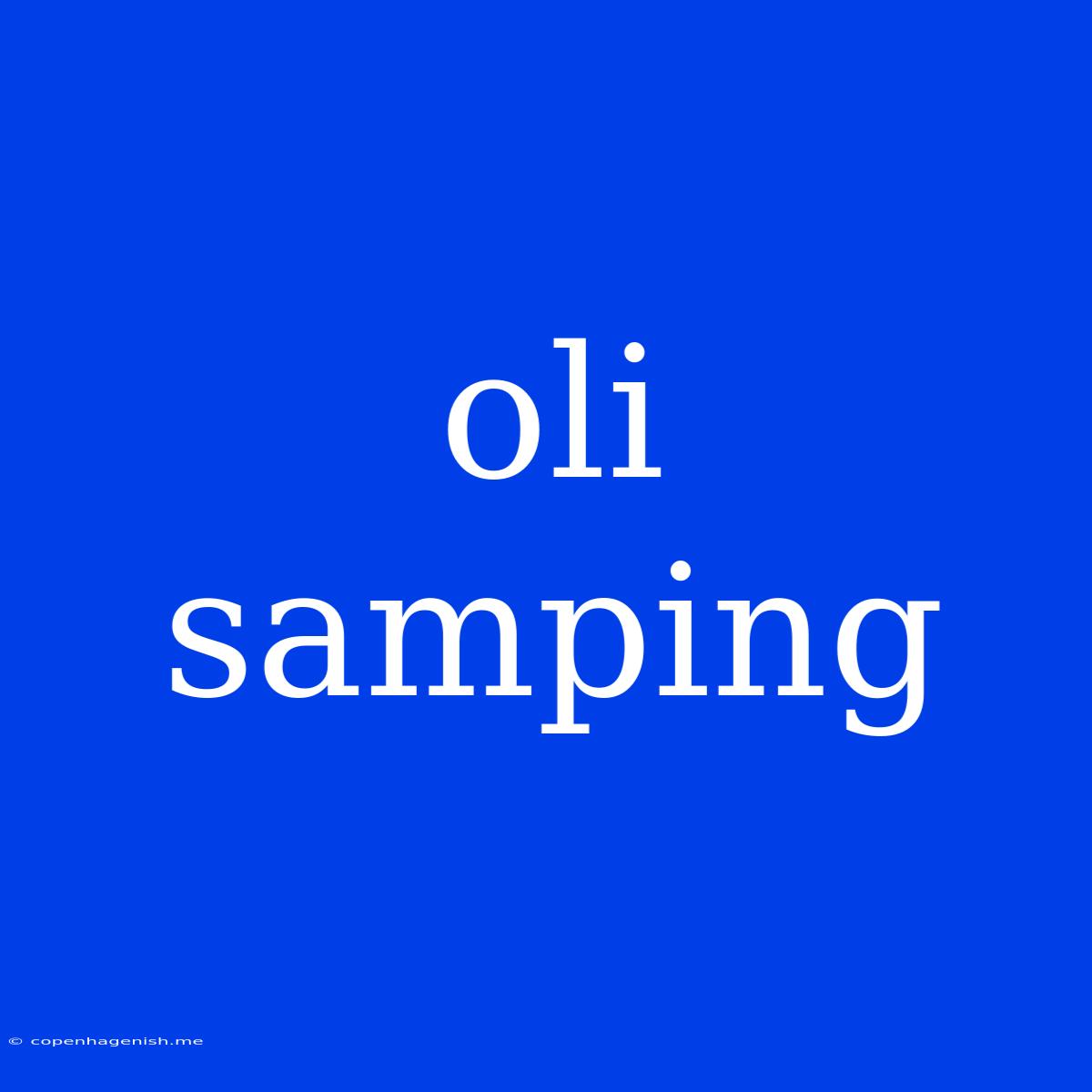 Oli Samping