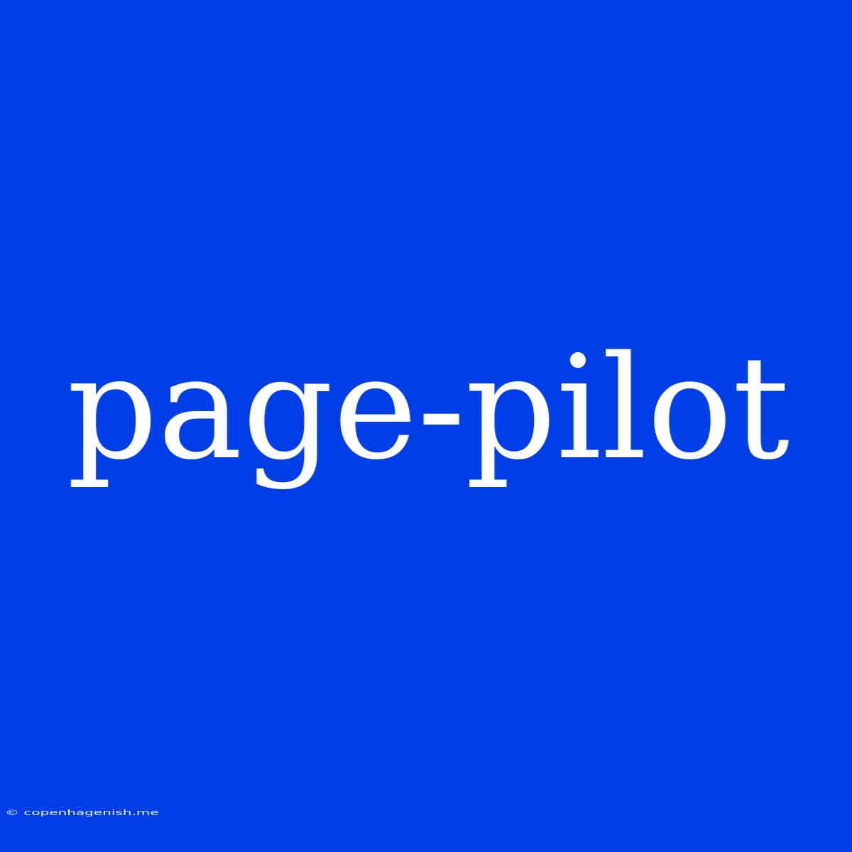 Page-pilot