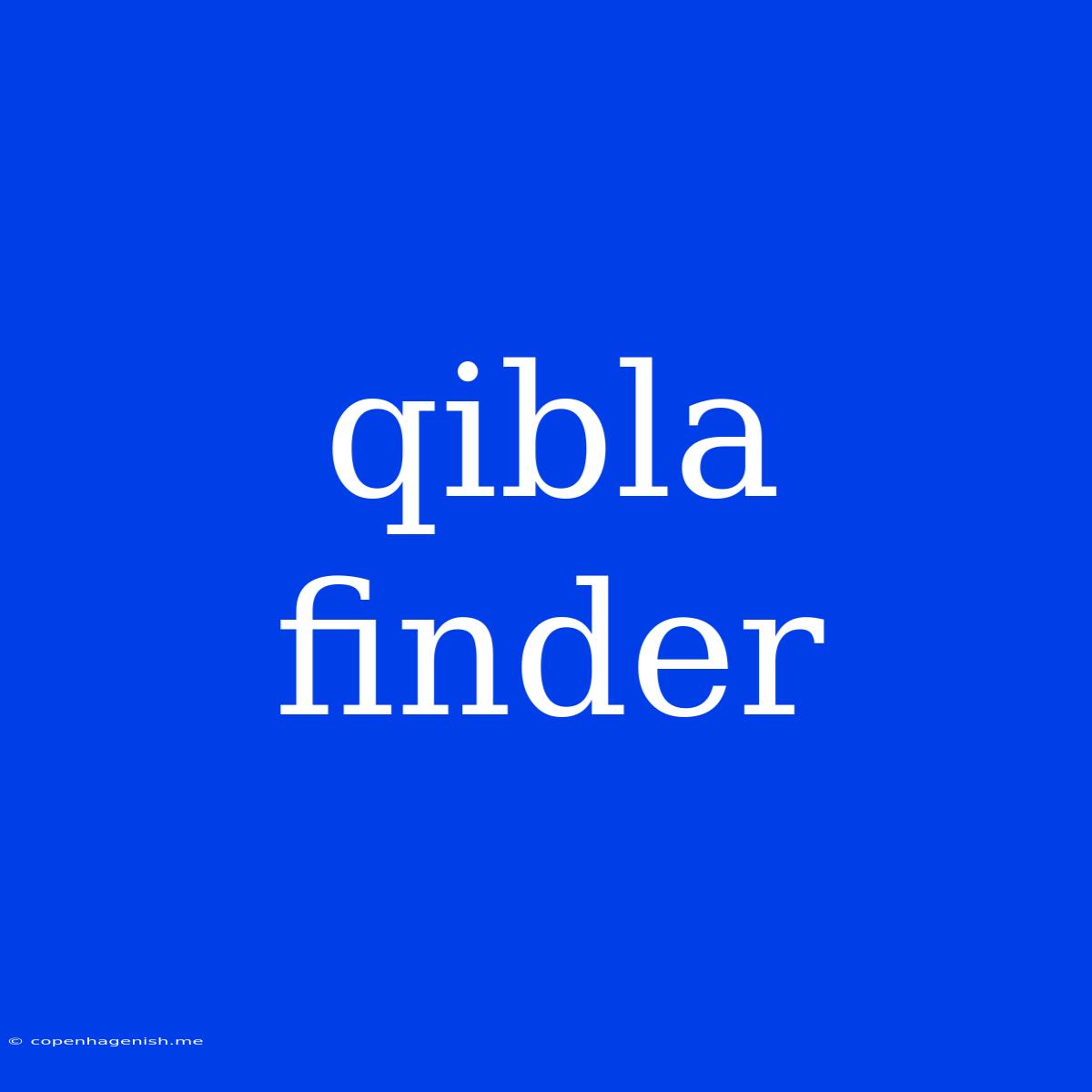 Qibla Finder