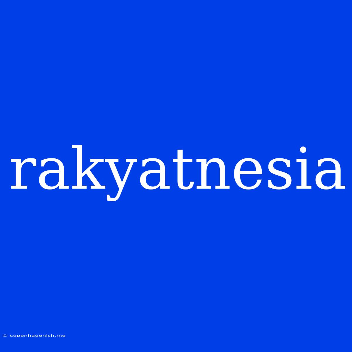 Rakyatnesia