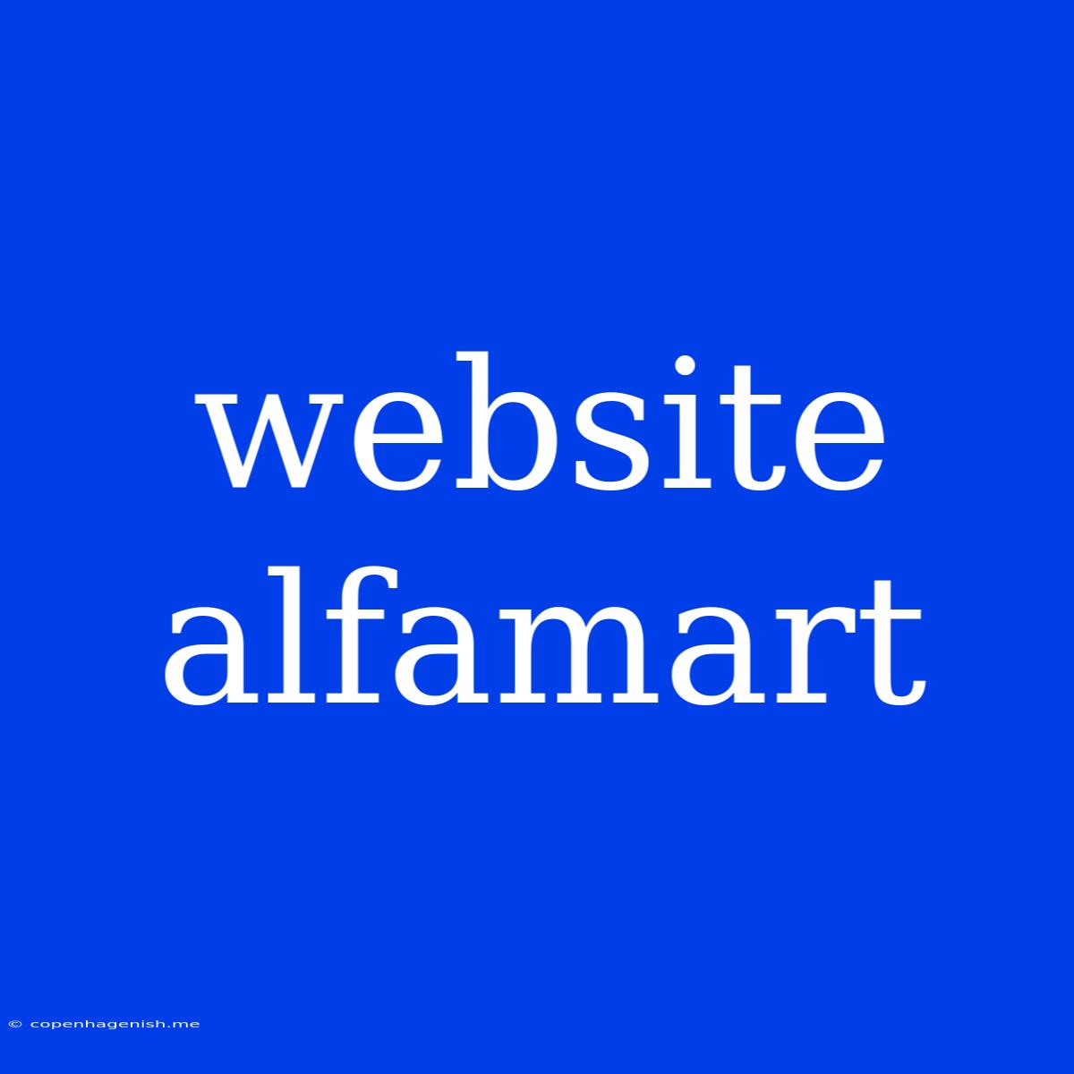 Website Alfamart