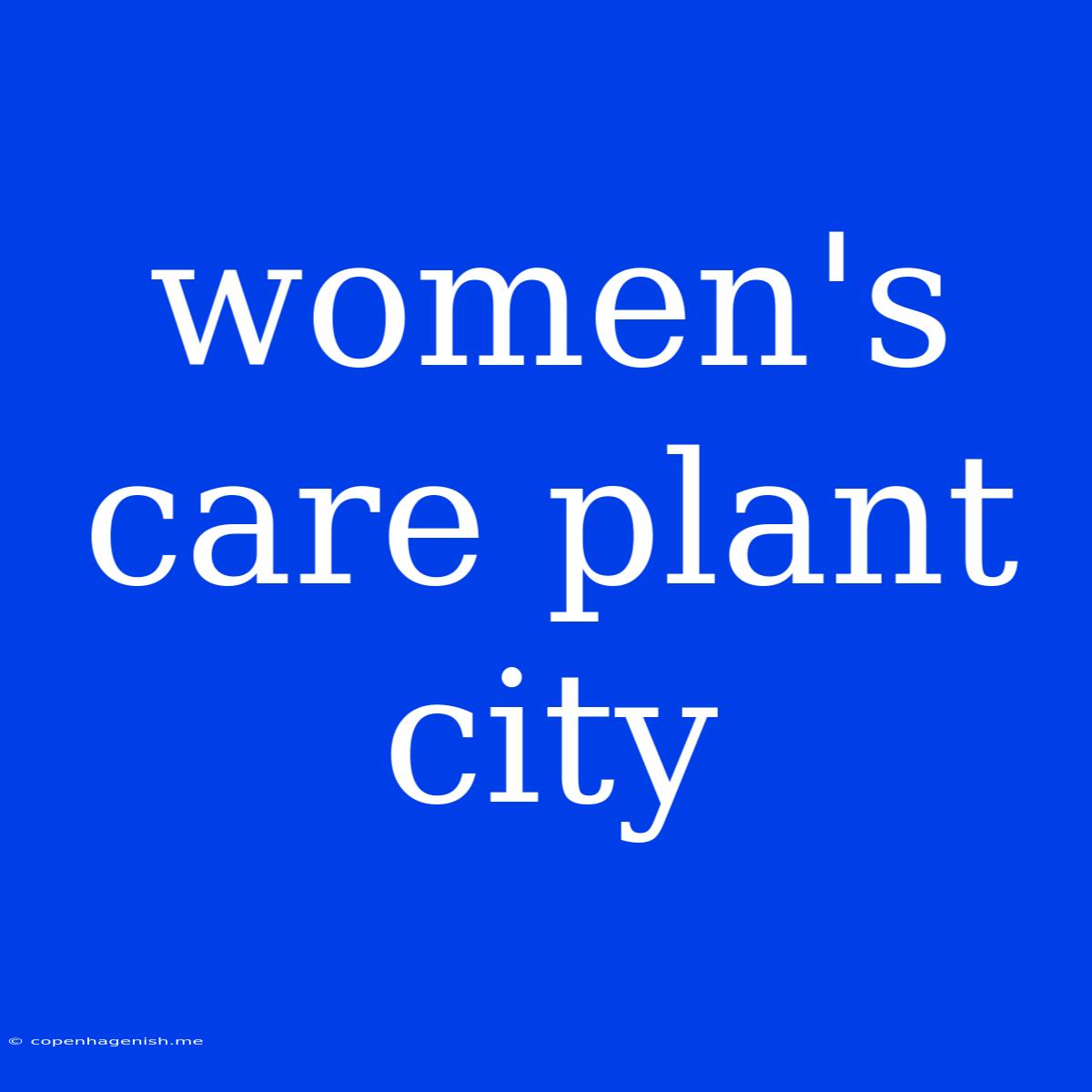 Women's Care Plant City