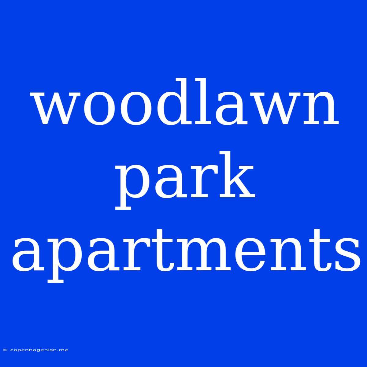 Woodlawn Park Apartments