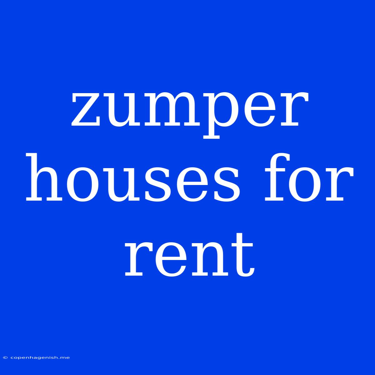 Zumper Houses For Rent